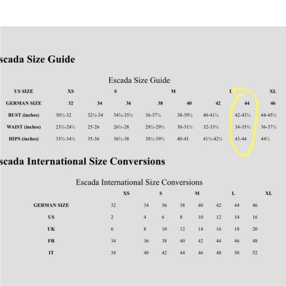 ESCADA Escada Skirt Black Pencil Cotton Skirt NWOT size Large size 44 - Picture 14 of 15